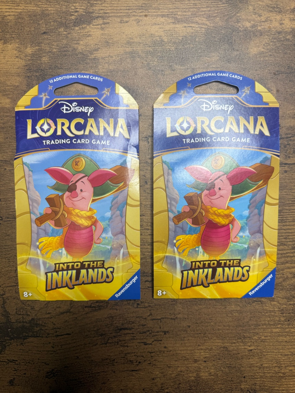 NWT Two Disney Lorcana Booster Packs - Each Contains 12 Additional Cards